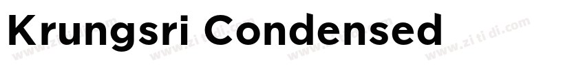 Krungsri Condensed字体转换 Krungsri Condensed字体转换